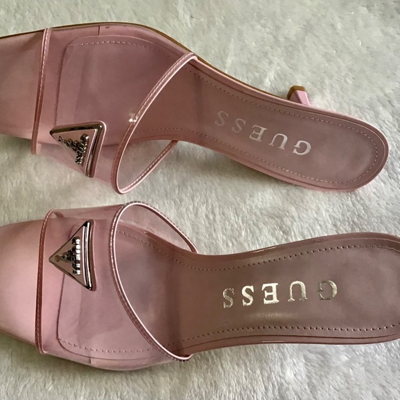 GUESS Lusie Heeled Sandal~Light Pink~Size 91/2 - Picture 7 of 10